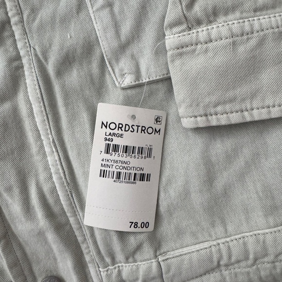 NWT Blank NYC Cropped Jacket in Light Mint Green - Picture 3 of 5